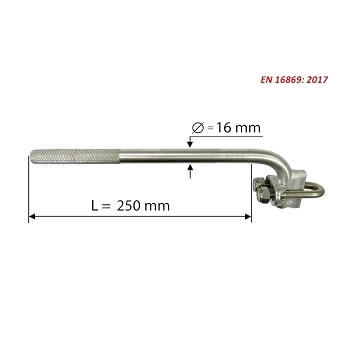 U-CLAMP BOLT FOR VERTICAL SECTIONS