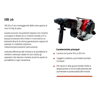 HB26 HAMMER DRILL