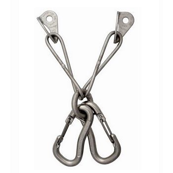 BELAY STATION - 2 ROCK Ø10 + 2 R5000 A316L