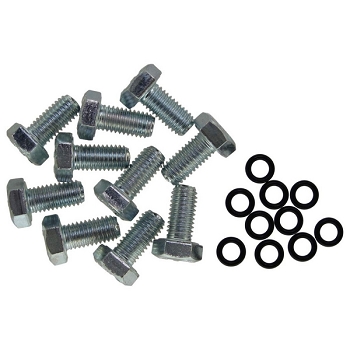 SET OF 10 GALVANIZED SCREWS 8.8 / M8