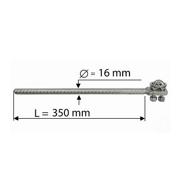 U-CLAMP BOLT FOR HORIZONTAL SECTION