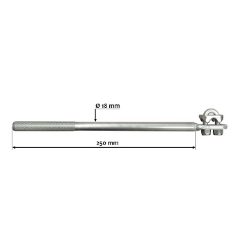 U-CLAMP BOLT FOR HORIZONTAL SECTION