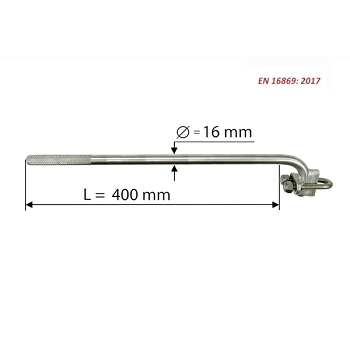 U-CLAMP BOLT FOR VERTICAL SECTIONS