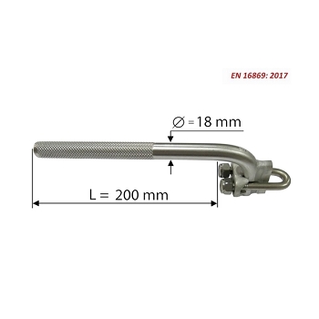 U-CLAMP BOLT FOR VERTICAL SECTIONS