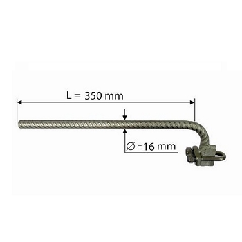 U-CLAMP BOLT FOR VERTICAL SECTIONS