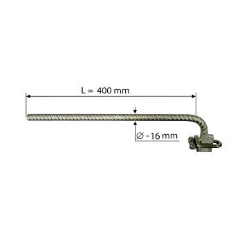 U-CLAMP BOLT FOR VERTICAL SECTIONS